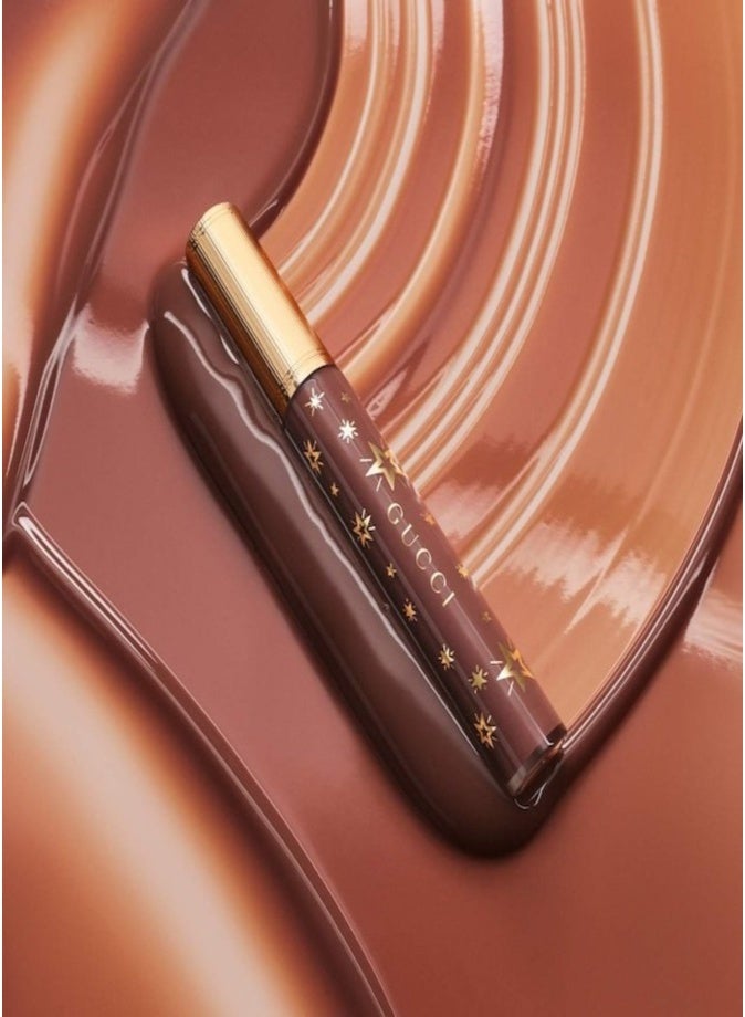 Gucci Hydrating Plumping Lip Gloss 6.5ml – 118 - Suzane Brown High-Shine Volumizing Gloss with Moisture Boost - Image 4